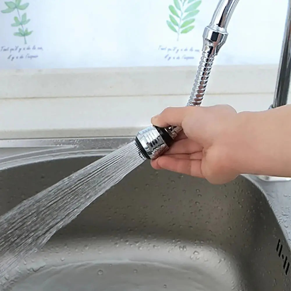 1Set Dual Mode Booster Nozzle Extender 360 Degree Faucet Water Saver Universal Rotating Bubbler Bathroom Kitchen Tools Dual Mode