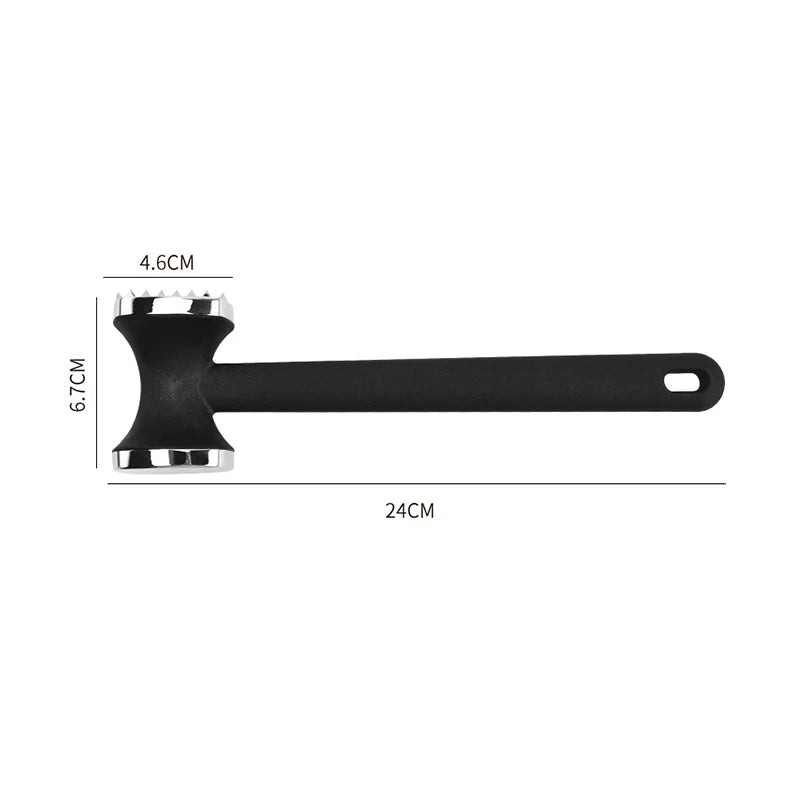 Meat Tenderizer Tool Dual-Sided Kitchen Steak Hammer Mallet With Comfort Grip Handle Sturdy Meat Mallet Masher For Tenderizing