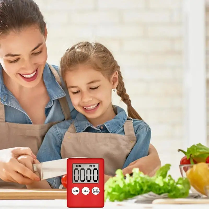 mini LCD Digital Countdown Timer Ultra-thin magnet clock sleep stopwatch Kitchen Countdown clock Timer For Home Office