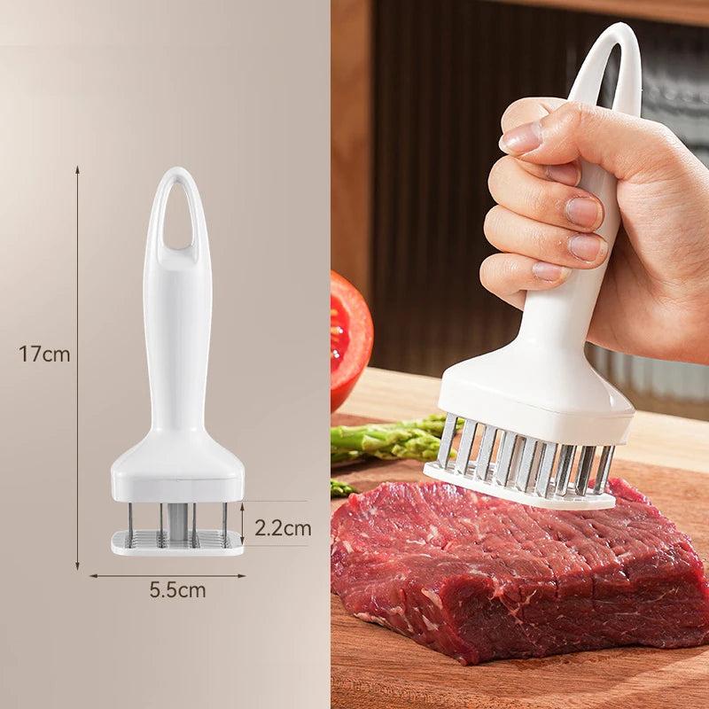 Meat Tenderizer Tool Dual-Sided Kitchen Steak Hammer Mallet With Comfort Grip Handle Sturdy Meat Mallet Masher For Tenderizing