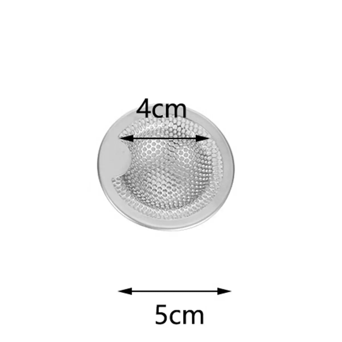 Kitchen Sink Filter Stainless Steel Mesh Sink Strainer Filter Bathroom Sink Strainer Drain Hole Filter Trap Waste Screen