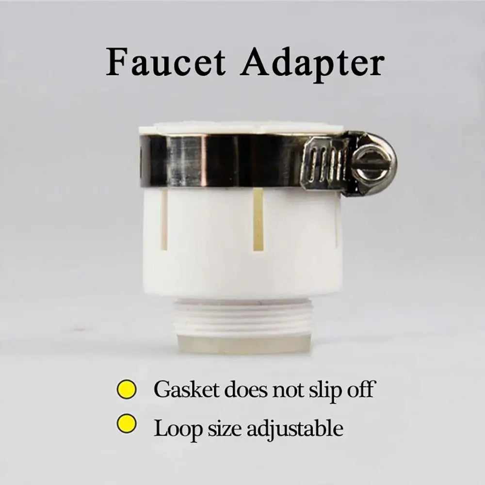 1Set Dual Mode Booster Nozzle Extender 360 Degree Faucet Water Saver Universal Rotating Bubbler Bathroom Kitchen Tools Dual Mode