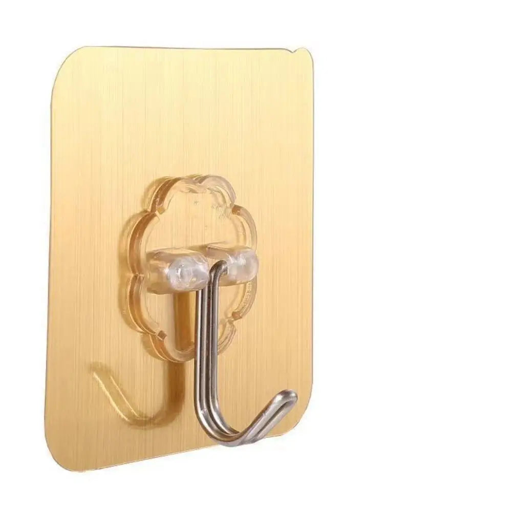 1/3Pcs Transparent Self Adhesive Hooks Seamless Wall Hangers Waterproof Oilproof Reusable Hanging Hook for Kitchen Bath