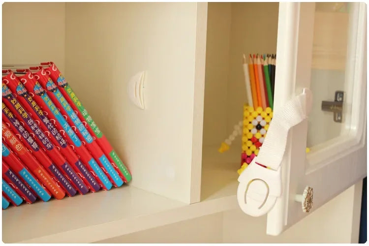 1 Pcs Door Lock Baby Safety Cabinet Wardrobe Refrigerator Belt Kids Children Drawer Security Protection Closet Fridge