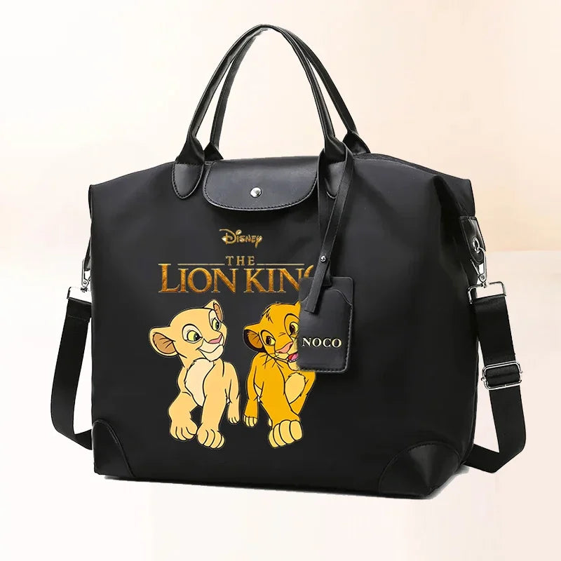 The Lion King Ladies Travel Bag Large Capacity Women's Handbag Waterproof Fashion Gym Bag Luggage Bag Shoulderbag Gift 2024