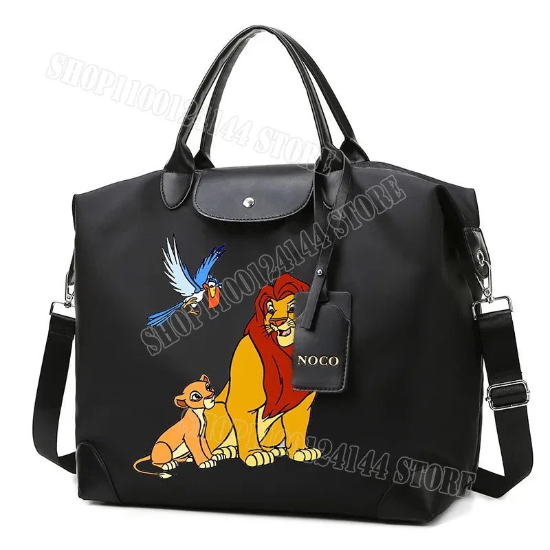 The Lion King Ladies Travel Bag Large Capacity Women's Handbag Waterproof Fashion Gym Bag Luggage Bag Shoulderbag Gift 2024