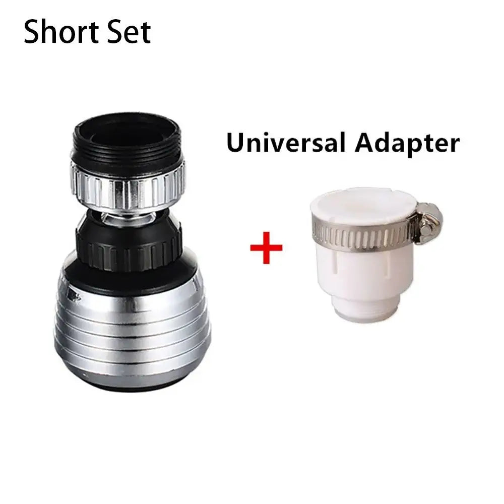 1Set Dual Mode Booster Nozzle Extender 360 Degree Faucet Water Saver Universal Rotating Bubbler Bathroom Kitchen Tools Dual Mode