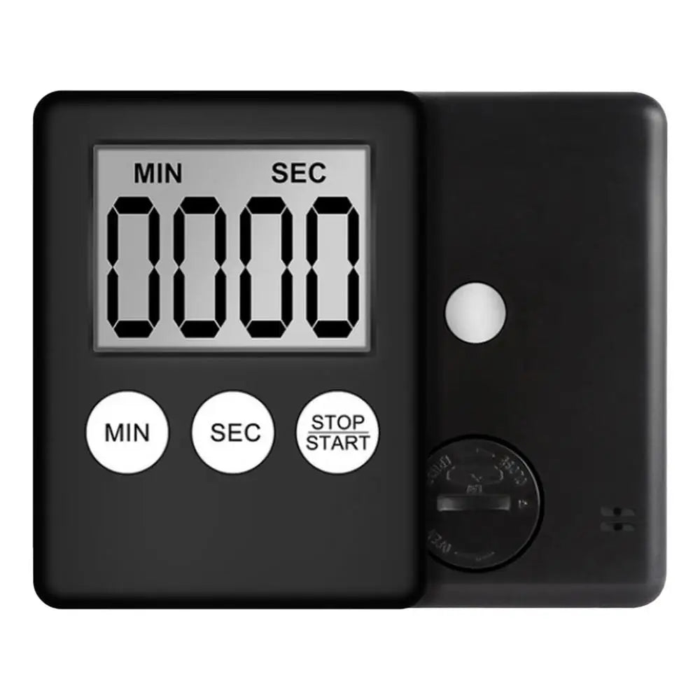 mini LCD Digital Countdown Timer Ultra-thin magnet clock sleep stopwatch Kitchen Countdown clock Timer For Home Office