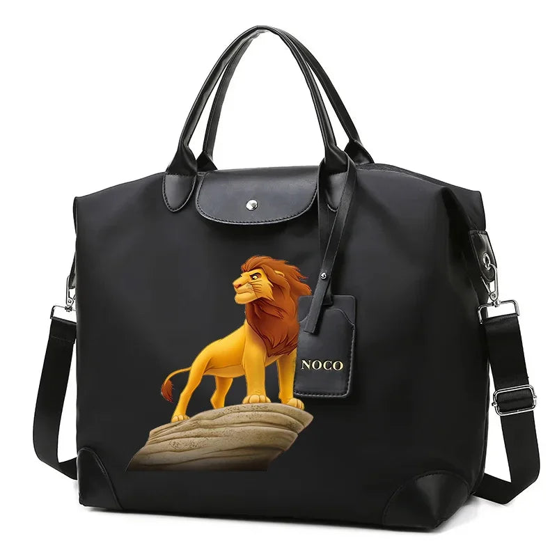 The Lion King Ladies Travel Bag Large Capacity Women's Handbag Waterproof Fashion Gym Bag Luggage Bag Shoulderbag Gift 2024