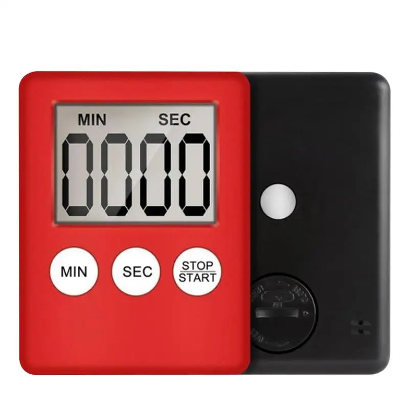 mini LCD Digital Countdown Timer Ultra-thin magnet clock sleep stopwatch Kitchen Countdown clock Timer For Home Office