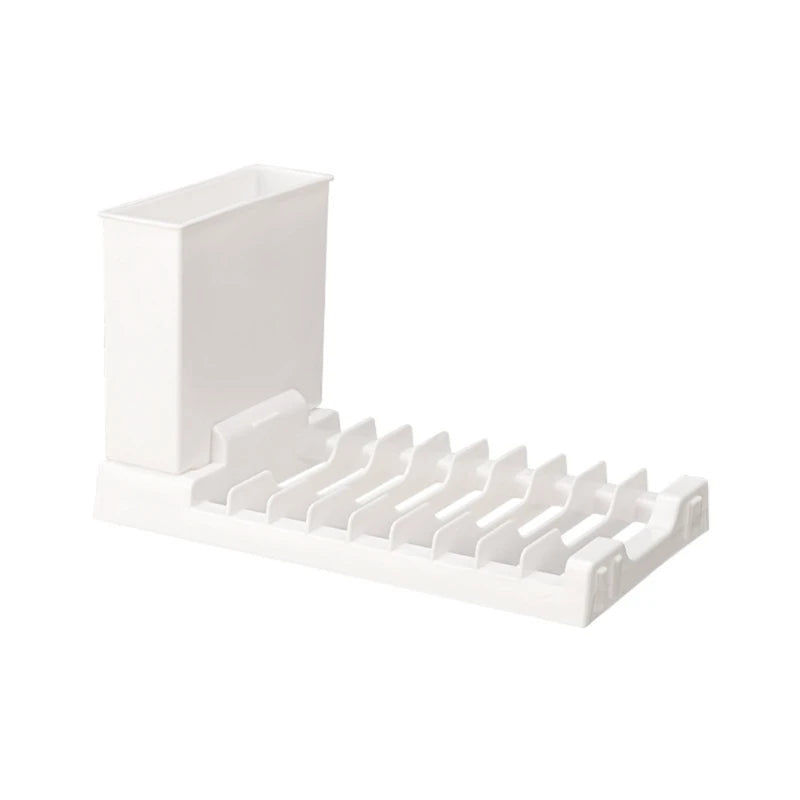 Space Saving Kitchen Dish Drainer Drying Rack Kitchen Supplies with Cup Holder Dropshipping
