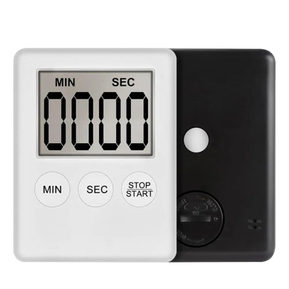 mini LCD Digital Countdown Timer Ultra-thin magnet clock sleep stopwatch Kitchen Countdown clock Timer For Home Office