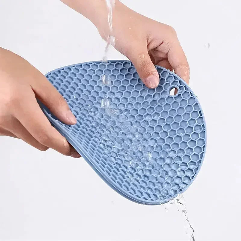 Multifunction Heat Resistant Silicone Mat Drink Cup Coasters Anti-scalding Anti-slip Heat Insulation Pot Mat Kitchen Accessories