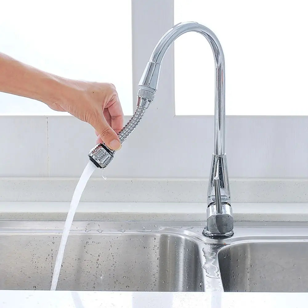 1Set Dual Mode Booster Nozzle Extender 360 Degree Faucet Water Saver Universal Rotating Bubbler Bathroom Kitchen Tools Dual Mode