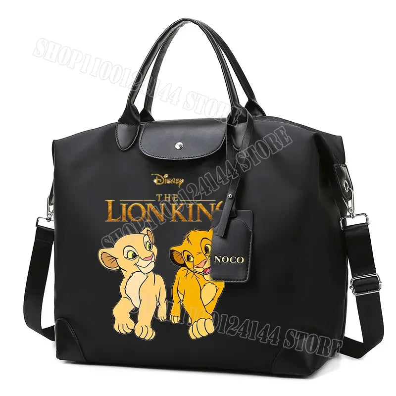 The Lion King Ladies Travel Bag Large Capacity Women's Handbag Waterproof Fashion Gym Bag Luggage Bag Shoulderbag Gift 2024