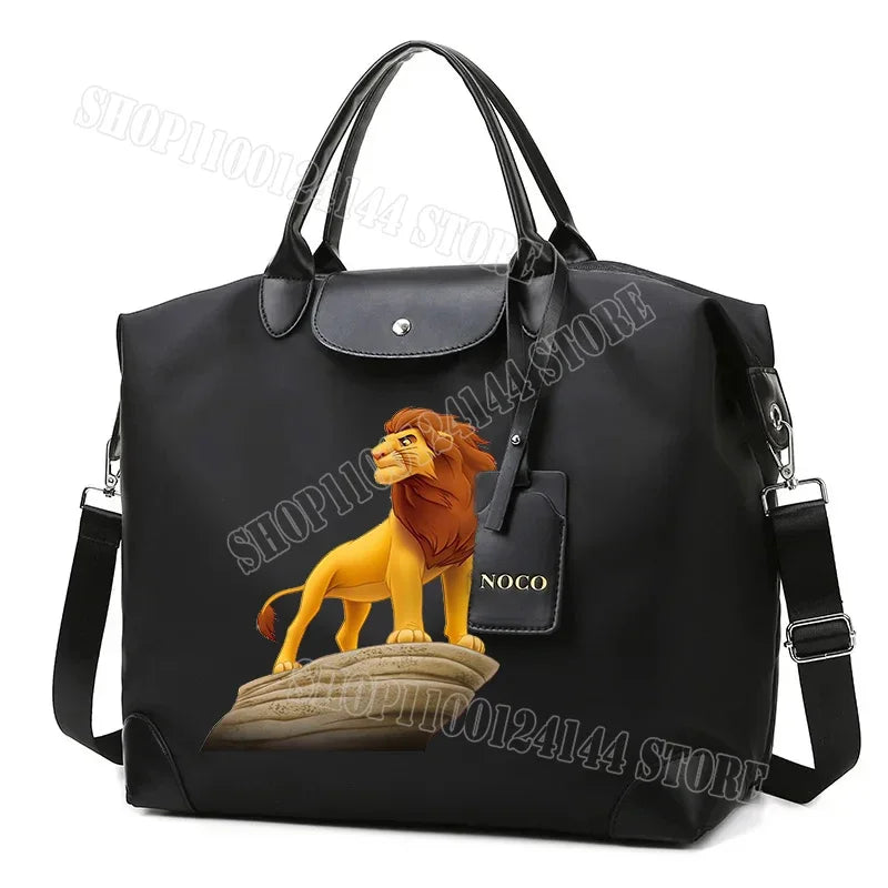 The Lion King Ladies Travel Bag Large Capacity Women's Handbag Waterproof Fashion Gym Bag Luggage Bag Shoulderbag Gift 2024