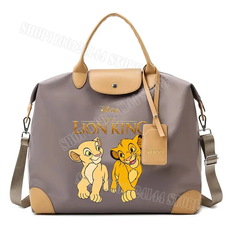 The Lion King Ladies Travel Bag Large Capacity Women's Handbag Waterproof Fashion Gym Bag Luggage Bag Shoulderbag Gift 2024