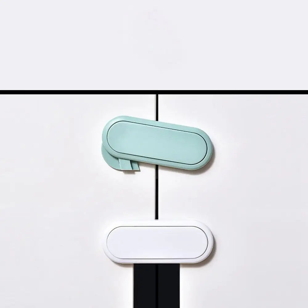 New ABS Child Safety Lock Protection Freezer Cabinet Door Multi-function Housing Safety Cupboard Closing Buckle Refrigerator