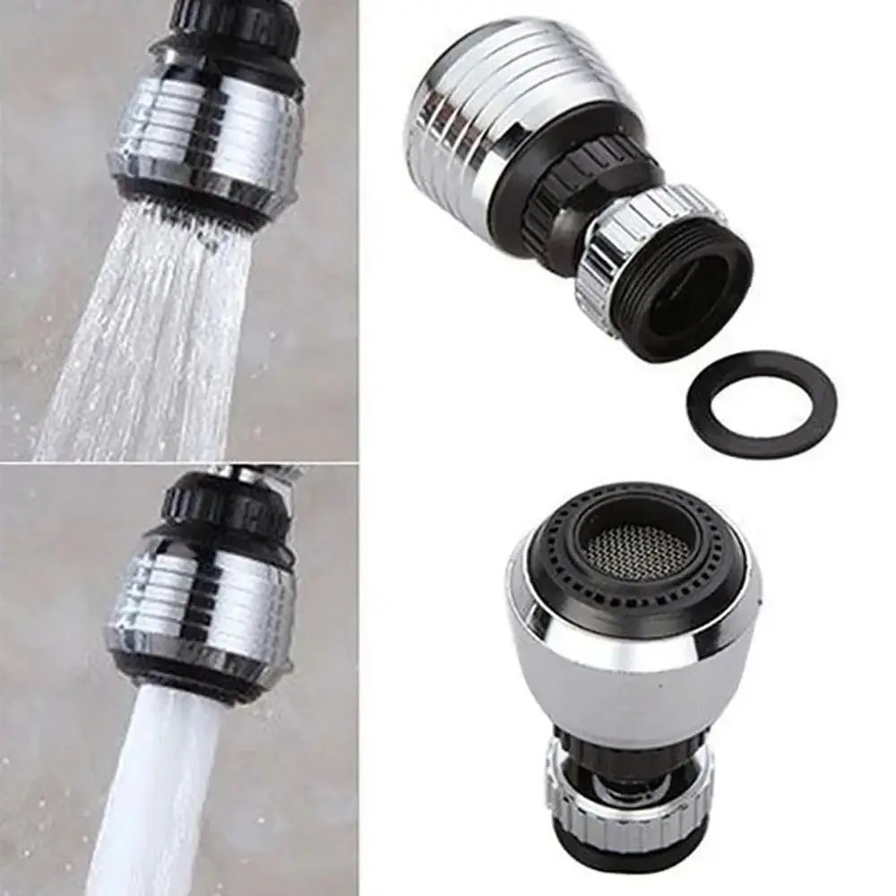 1Set Dual Mode Booster Nozzle Extender 360 Degree Faucet Water Saver Universal Rotating Bubbler Bathroom Kitchen Tools Dual Mode