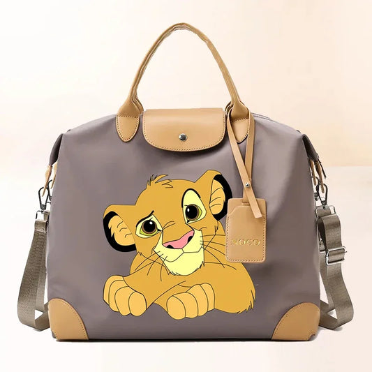 The Lion King Ladies Travel Bag Large Capacity Women's Handbag Waterproof Fashion Gym Bag Luggage Bag Shoulderbag Gift 2024