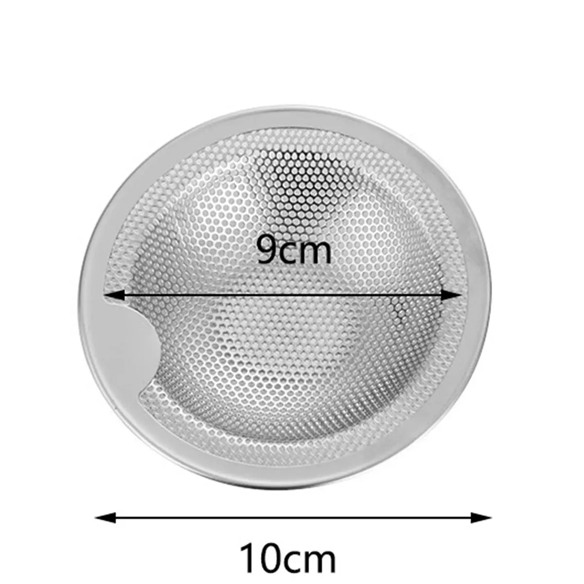 Kitchen Sink Filter Stainless Steel Mesh Sink Strainer Filter Bathroom Sink Strainer Drain Hole Filter Trap Waste Screen